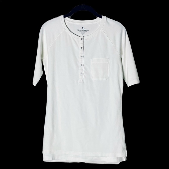 🆕 Royal Robbins White Tee - Medium - Picture 5 of 5